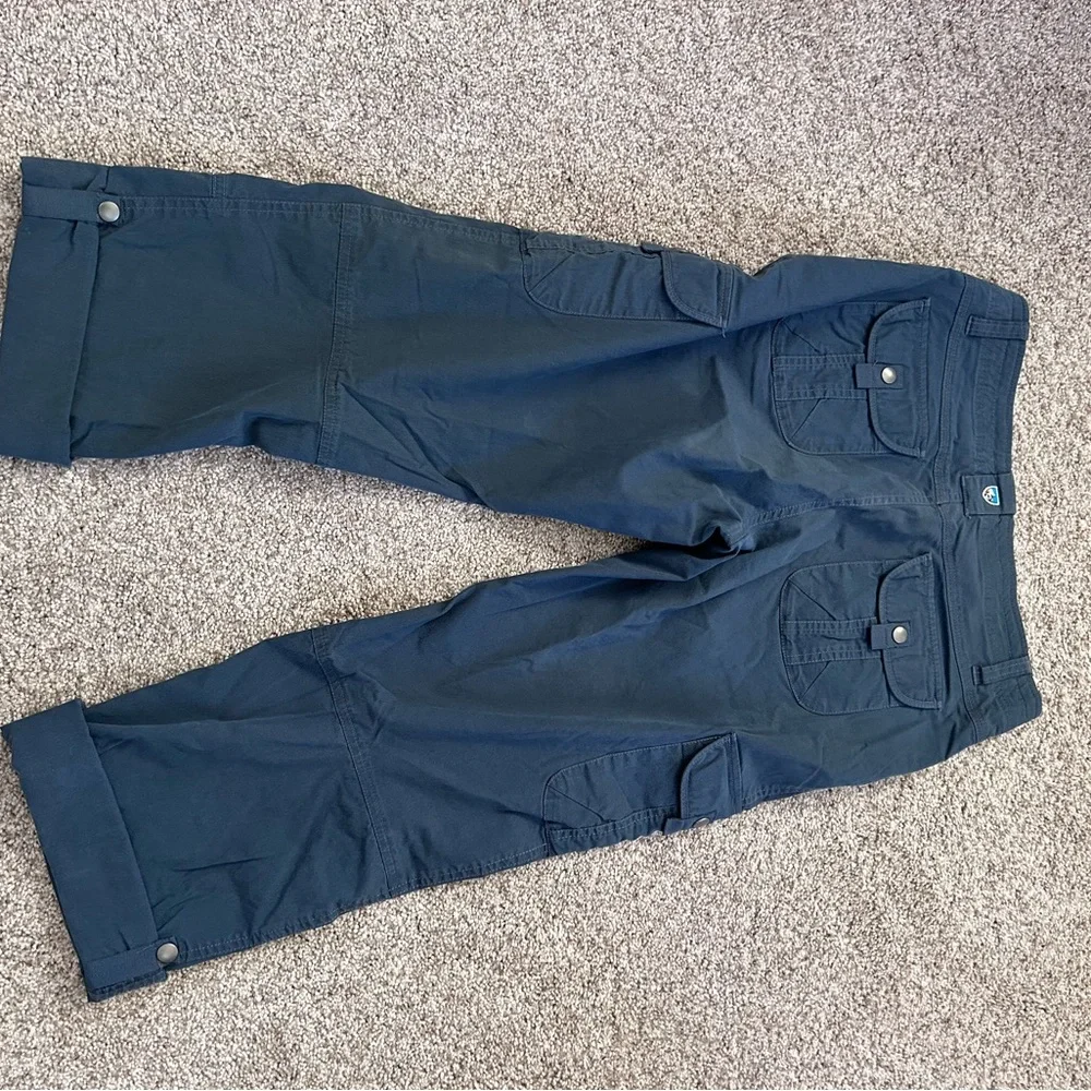 Kuhl Splash Roll Up Pants in Metal Blue. EUC. UPF 50. Quick dry. Hiking. - Picture 9 of 16